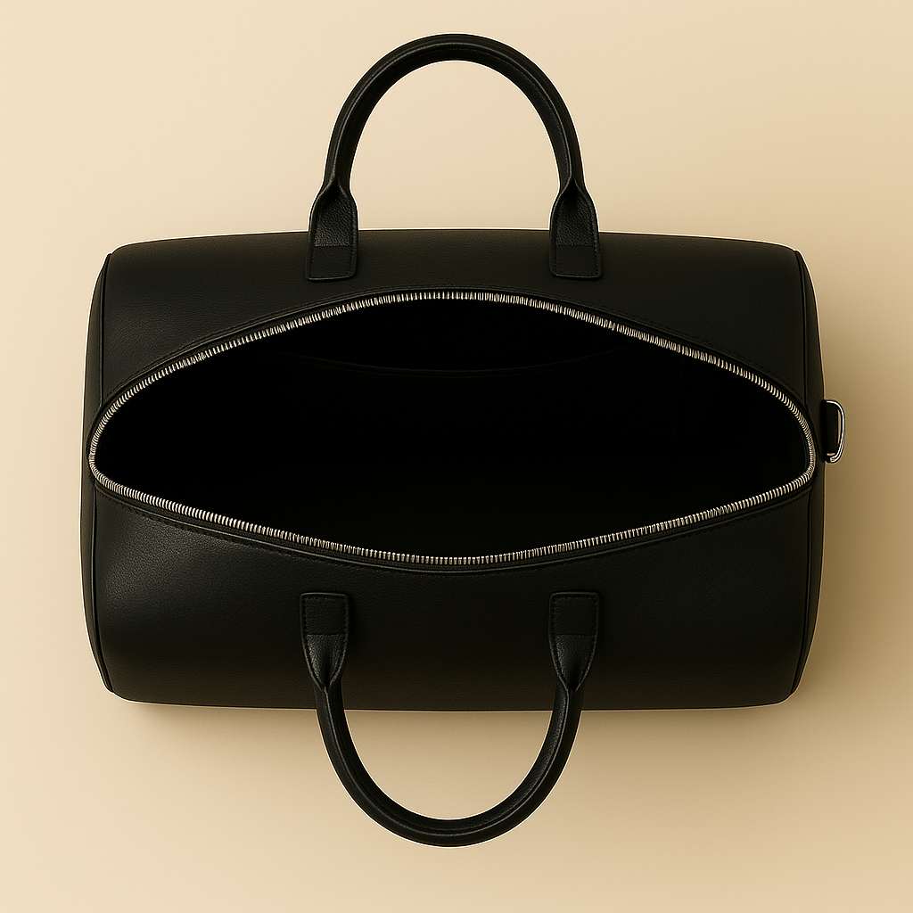 Black Silano Duffle Bag