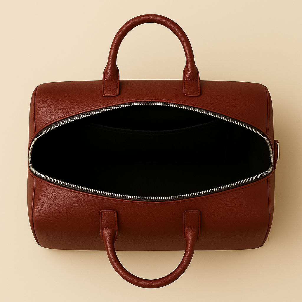 Maroon Silano Duffle Bag