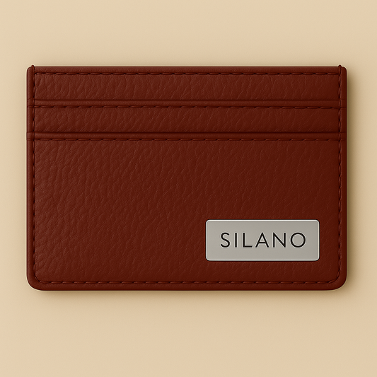 Maroon Silano Card Holder