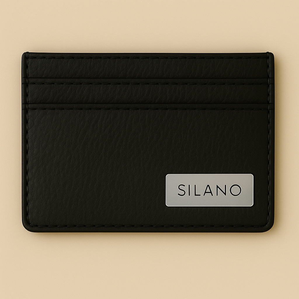 Black Silano Card Holder