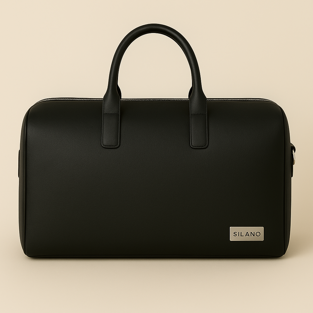 Black Silano Duffle Bag