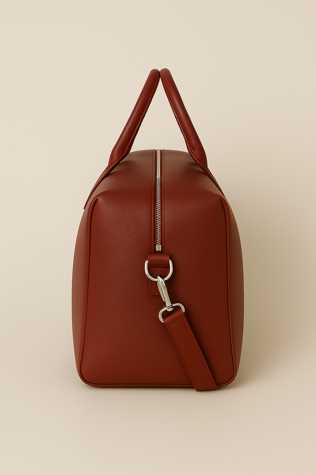 Maroon Silano Duffle Bag